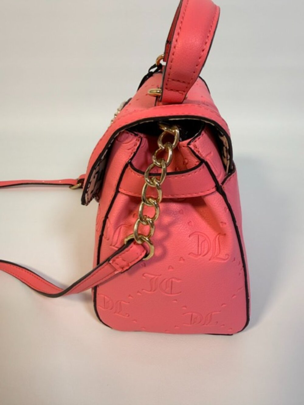 NWT Juicy Couture Y2K Pink Lemonade Crossbody Satchel - Picture 3 of 12